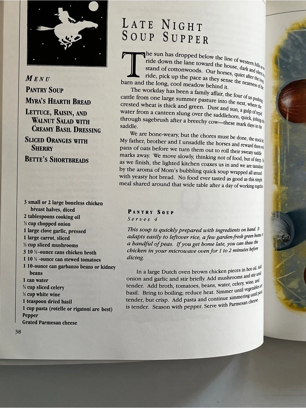 Cowboy Cookbook & poetry- Menus & Verse for Western Celebrations YUM